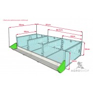 Kycklingbur Cimuka för 225-250 kycklingar