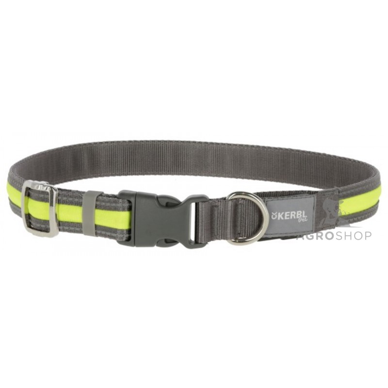 Blinkande hundshalsband Light&Reflex 35-50cm