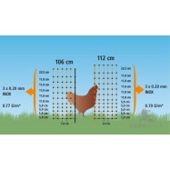 Hönsnät PoultryNet 1,06x50m