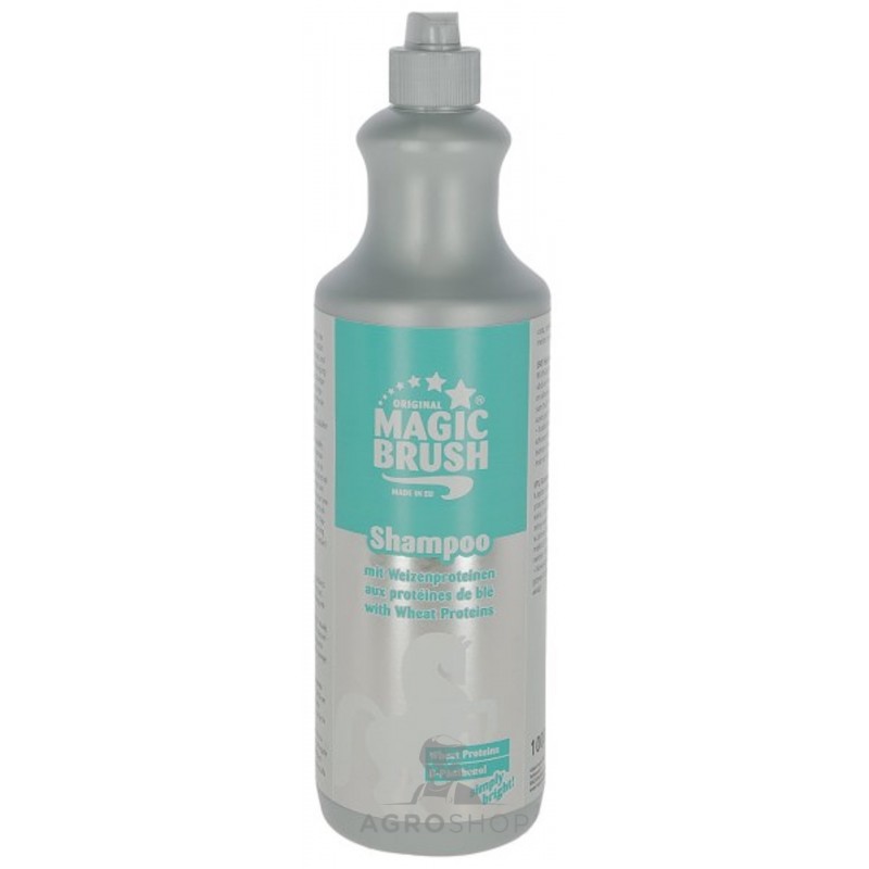 Hästschampo med veteproteiner MagicBrush 1l