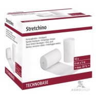 Elastiskt förband Technobase Stretchino ClinicPack 8cm 5m 10st