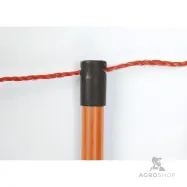 Elstängselnät AKO OviNet för får 1,08x50m med fotstöd, orange