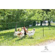Elstängselnät PoultryNet för höns 1,06x50m med fotstöd