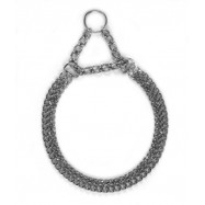 Halsband dubbelkedja 45cm