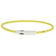 LED hundhalsband MaxiSafe 65cm gul