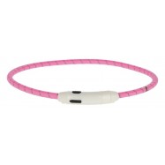 LED hundhalsband MaxiSafe 65cm rosa