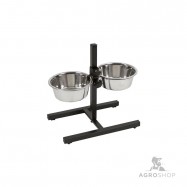 Feed Bar incl. Bowls 2x1800ml black