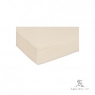 Hundbädd av memoryfoam beige/grå 80x50cm