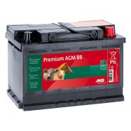 Laddningsbart batteri Premium AGM 88Ah