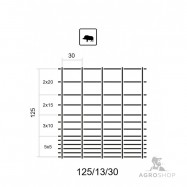 Viltnät ForestNet L zn ø2,0/1,6mm, maskstorlek 30cm-13L 1,25x50m