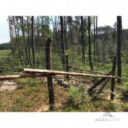 Viltnät ForestNet M zn ø2,5/2,0mm maskstorlek 15x5-10cm 1,25x50m