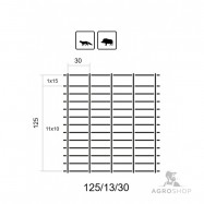 Viltnät ForestNet M zn ø2,5/2,0mm maskstorlek 30x10-15cm 1,25x50m