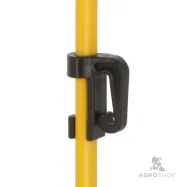 Gul glasfiberstolpe Classic med tre isolatorer 1,52 m 10 st