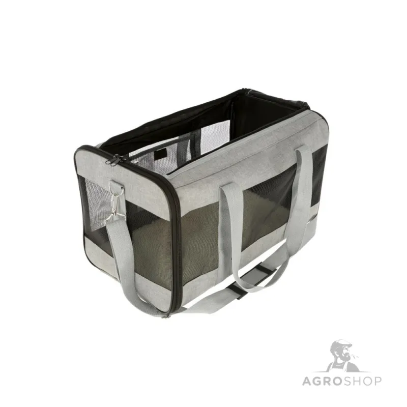Transportväska för husdjur grå 52x31x31cm