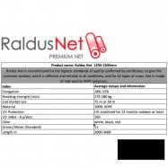 Nät för höbal RaldusNet Premium 12gm 1,23x2000m