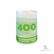 Balsnöre Twine Agri FN 400 vit 1600m