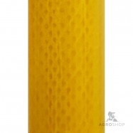 Round fibreglass post 125 cm, Ø 12 mm, yellow, with spade