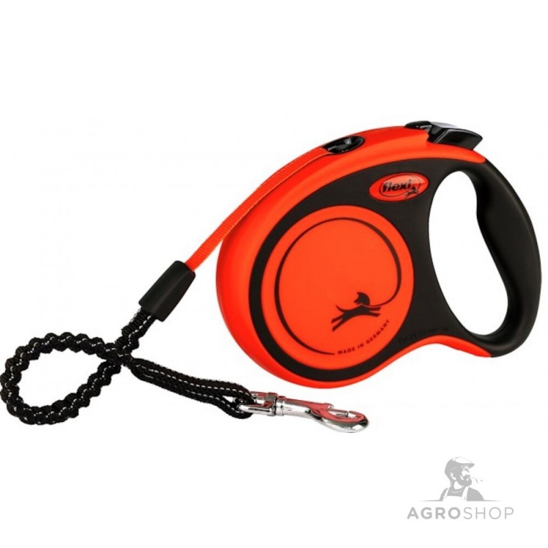 Hundkoppel Flexi Xtreme S (20kg) orange 5m