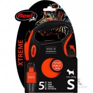 Hundkoppel Flexi Xtreme S (20kg) orange 5m