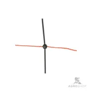 Elstängselnät AKO TitanLight för får 1,08x50m med fotstöd