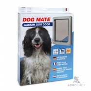 DogMate 2-vägs hunddörr, vit