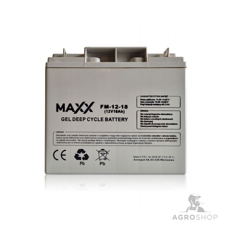 Gelbatteri MAXX 12V 18Ah