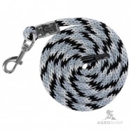 Lead rope Mustang, carabine, silver/black/white