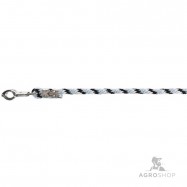 Lead rope Mustang, panic-hook, silver/black/white