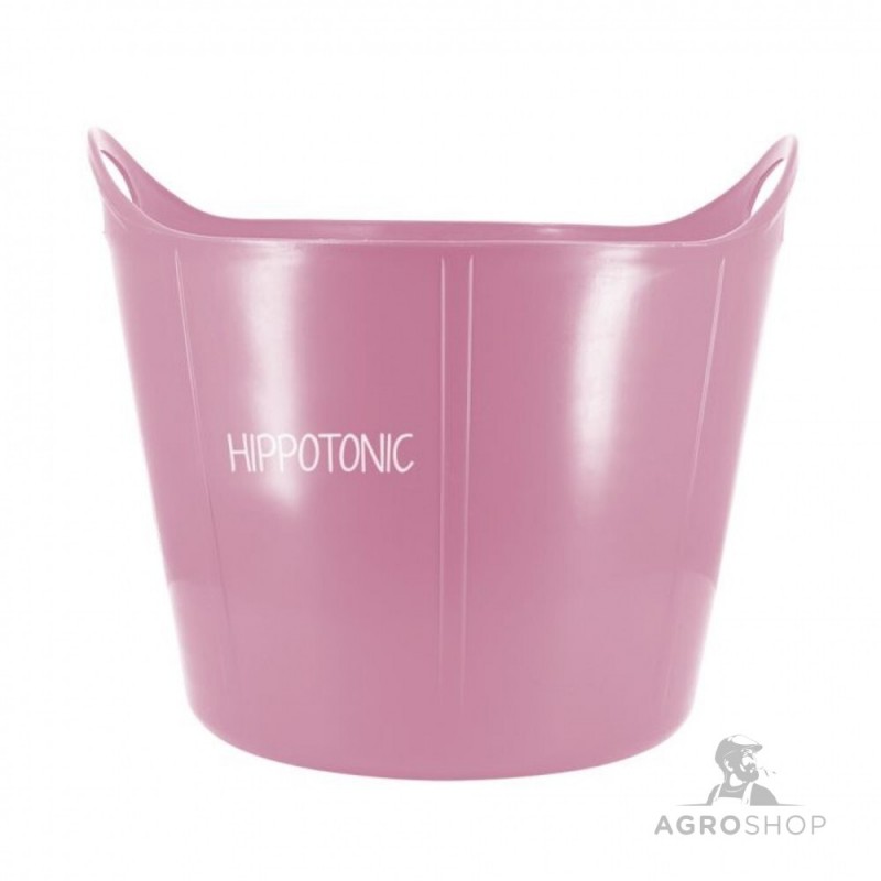 Mjuk hink Hippotonic rosa 28L