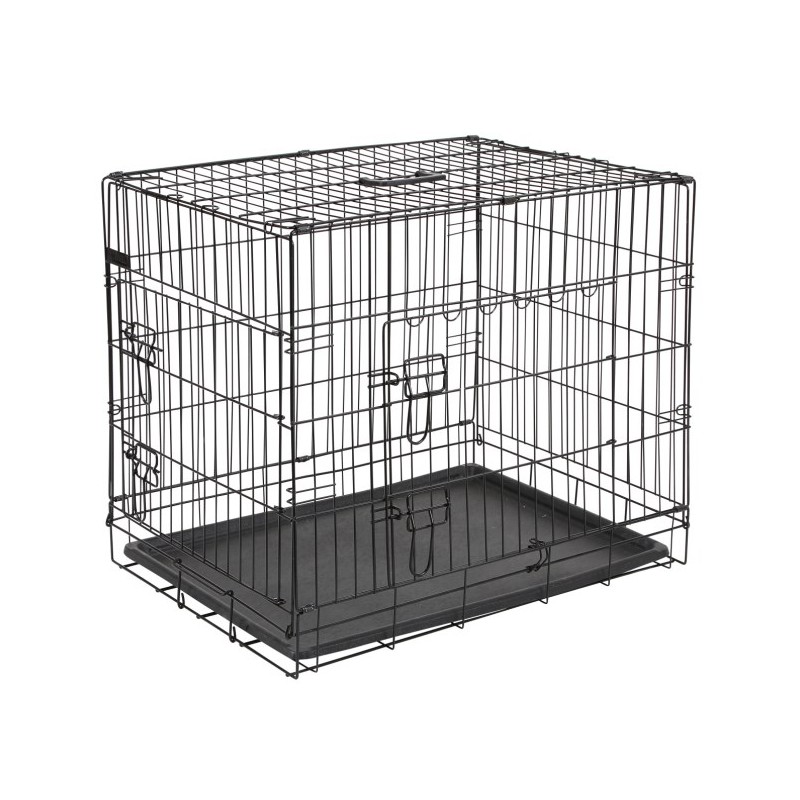 Metallbur med två dörrar Kerbl 76x54x64cm