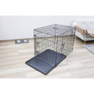Metallbur med två dörrar Kerbl 76x54x64cm