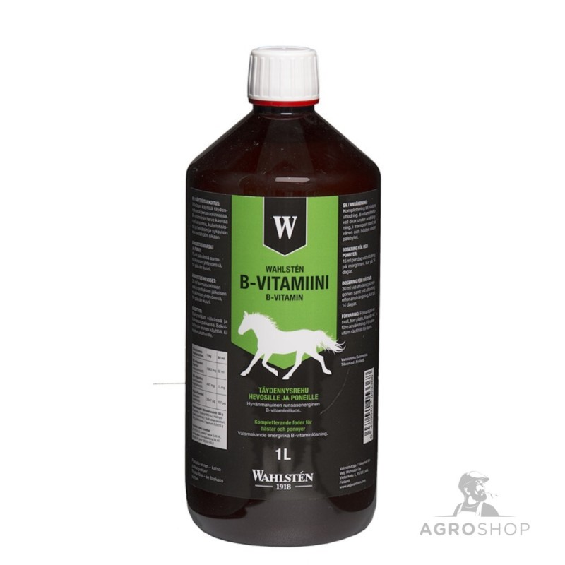 Fodertillskott för hästar W B-vitamin 1L Fodertillskott för hästar W B-vitamin 1L