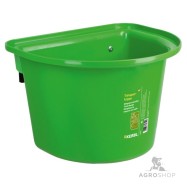 Travel manger 12 l lightgreen, plastic, with hoock-in bail