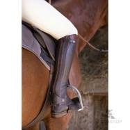 Läderchaps Elite Equitheme XS/Short svart