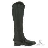 Läderchaps Elite Equitheme XS/Short svart