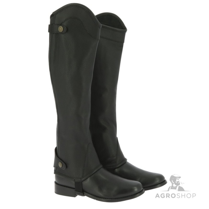 Läderchaps Elite Equitheme XS/Short svart
