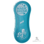 MagicBrush Jellyfish set med regnbågsfärgade plastborstar