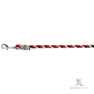 Lead rope Mustang, carabine, silver/black/white