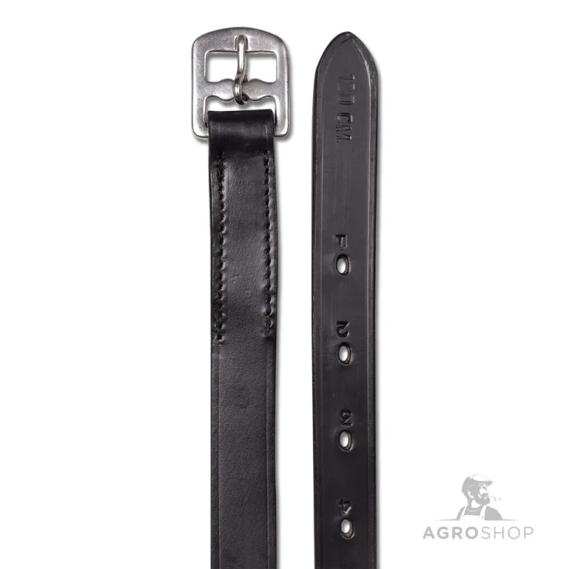 Stigläder i läder 25mm Star