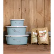 Müsliskål med lock 5L Waldhausen grå