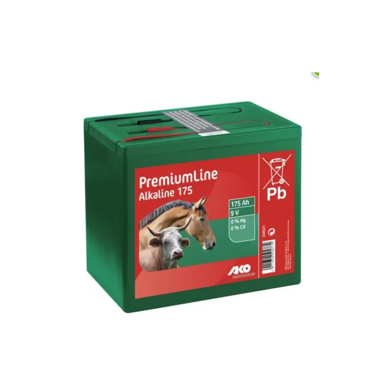 Batteri för elstängsel AKO Alkaline 9V/175 Ah