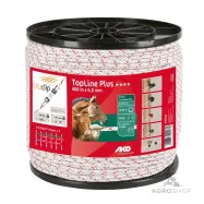 AKO TopLine Plus flätat elstängselrep 6 mm 400 m