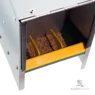 Foderautomat i metall 2,5kg