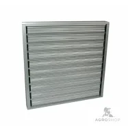 Ventilationsgrill med automatiskt stängande ventil 90x90cm