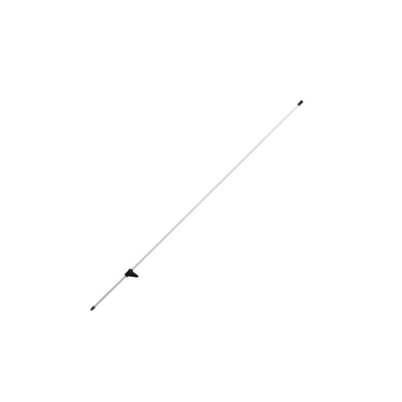 Glasfiberstolpe med fotstöd 1,60 m