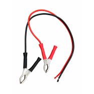 Krokodilklämmesats med kabel 40 cm