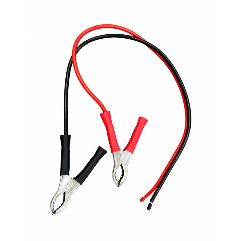 Krokodilklämmesats med kabel 40 cm