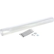 PVC-skydd för stängselpaneler och grindar 1,5 m × 1 m
