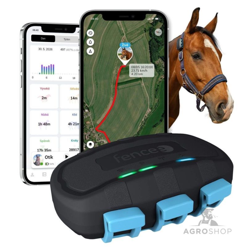 GPS-spårare för hästar FENCEe EquiGPS Track, svart