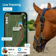 GPS-spårare för hästar FENCEe EquiGPS Track, rosa